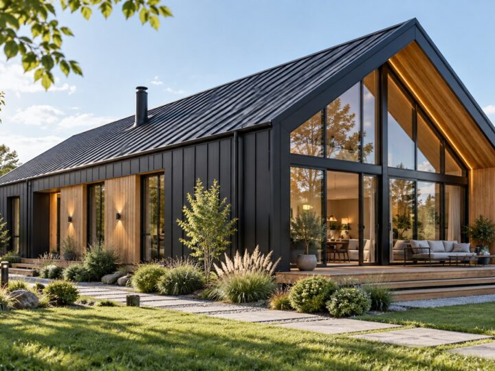 Проект дома «Барн-1», 90 квадратных метров